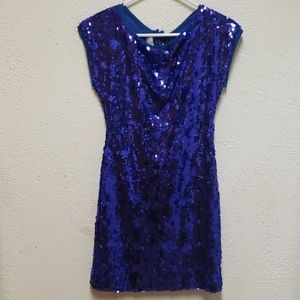 NWT TFNC London Natacha Sequin Dress